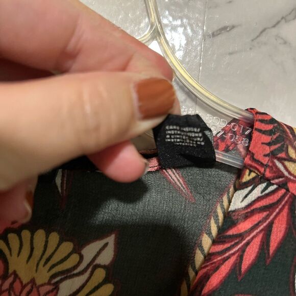 Scotch & Soda Black Floral Blouse - Picture 7 of 10